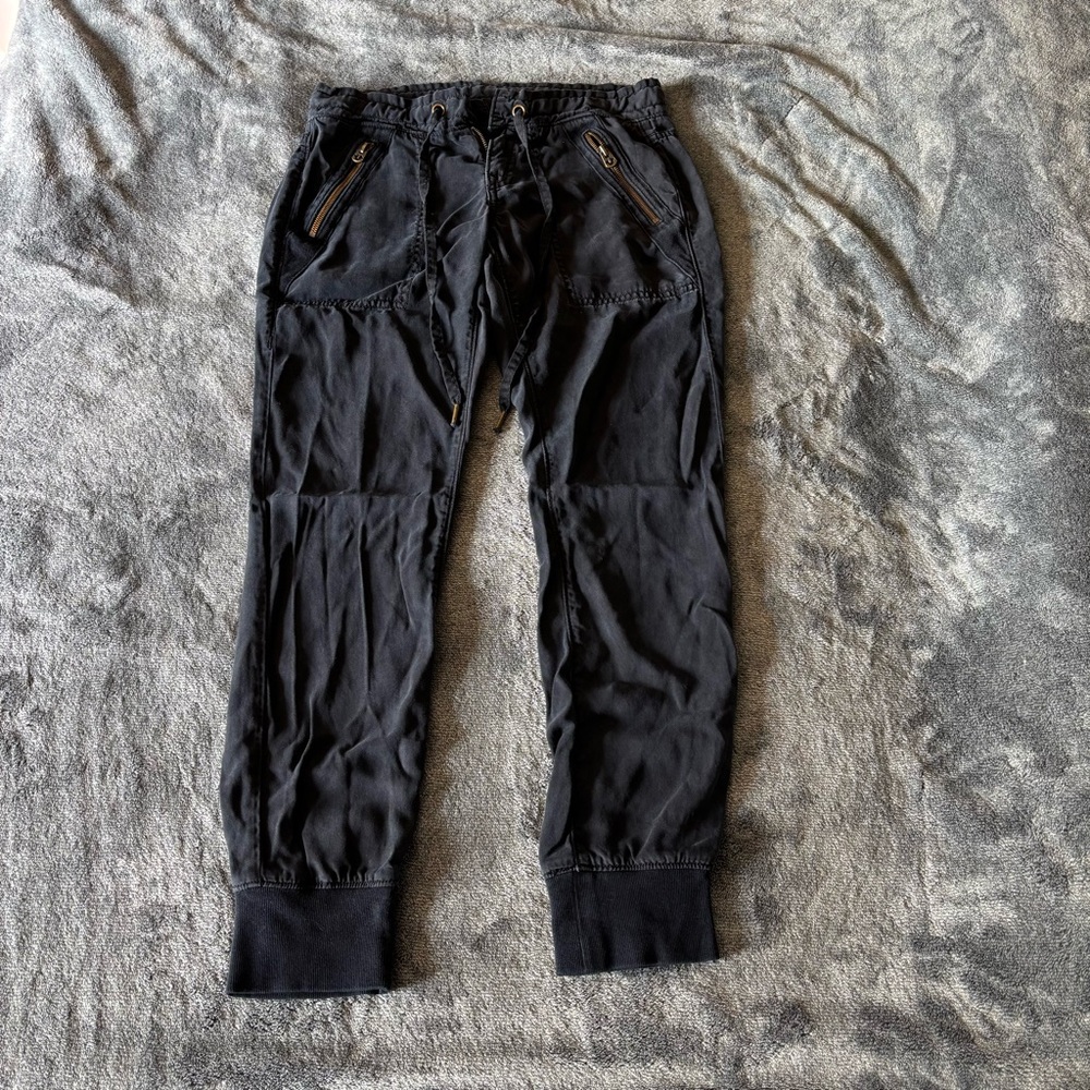True Religion Black Joggers for Men